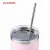 Import Bubble tea metal titanium drinking straw bent manufacturer from China