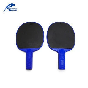 Bule Color PP Plastic Material Pingpong Table Tennis paddle Racket/with double sides cushion TPR paddle