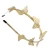 Import Butterfly Hair Accessories 2018 New Women Gold Plated Butterfly Headband Hairband Fashion Metal Gold Hair Jewelry from China
