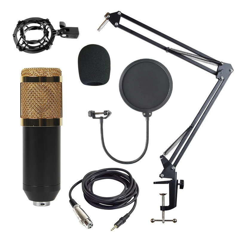 Buy BM800 Radio Microphone Pc Podcast Recording Professional Gaming Recording Condenser Microphone