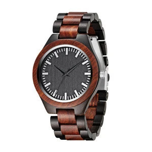 Bymax Odm Oem Custom Logo Luxury Fashion Elegance Wholesale Mens Wood Wrist Watch for Men