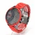 Import Cagarny 3D Big Dial Red Wrist Watch Quartz Men Watches Luxury Silicone Steel Band Men Watches from China