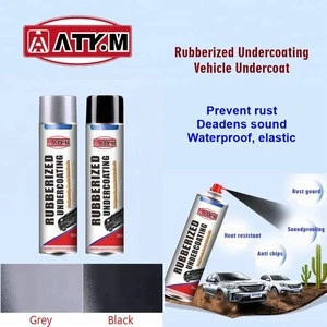 Car care equipment products rubberized undercoating spray