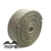 Car insulating exhaust wrap exhaust system