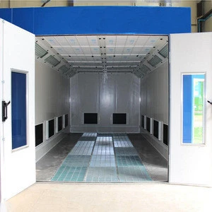 Car Spray Booth Of Electric And Diesel Heat Types
