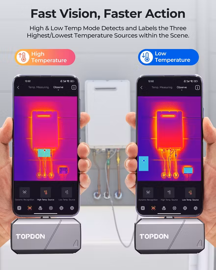 Carton Home Topdon USB C Camera Thermal Cameras Hires Modul