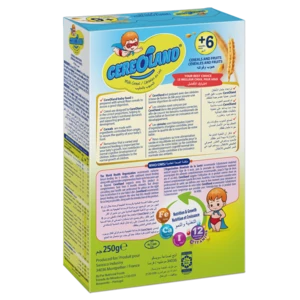 CEREOLAND BABY FOOD MC MILK CEREALS AND FRUITS 250g BOXE
