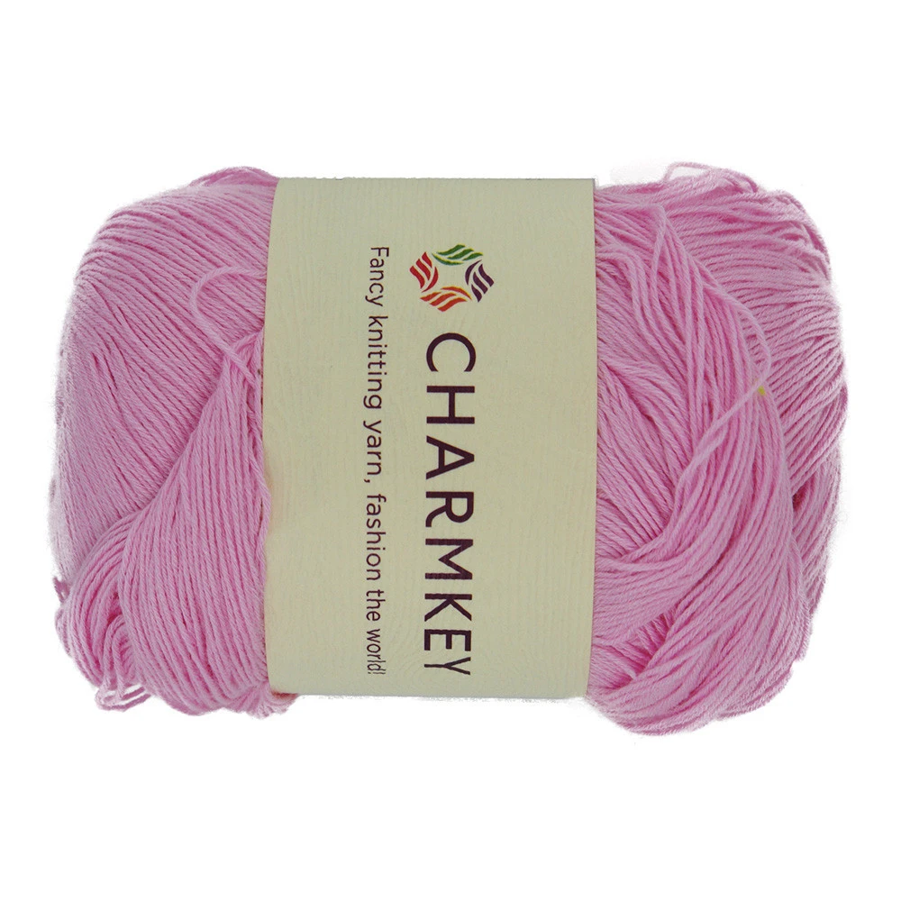 Charmkey natural fiber baby knitting yarn healthy soft 100 bamboo yarn on hot sale
