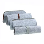 Cheap Felt Pen Pencil Case Stationery Pouch Bag Case Cosmetic Bags for school and office