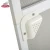 Import Cheap home decorated white aluminium alloy swing fiberglass screen hinge door from China