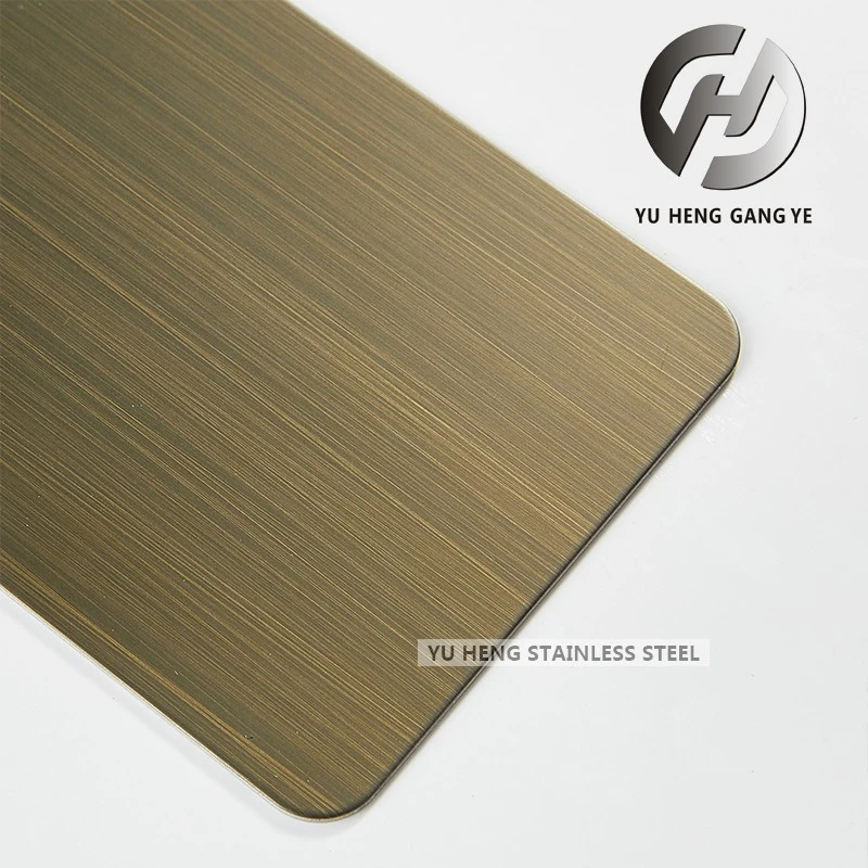 Cheap price 304 grade hairline finish stainless steel sheets wholesale
