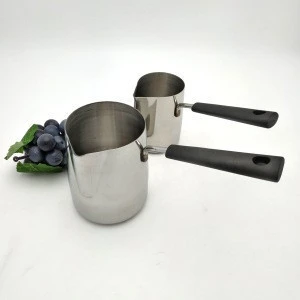 Cheese tools Milk Warmer Butter Melting Pot with handle Turkish Coffee Warmer