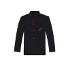 Chef Coat Black Jackets Bar Working Clothes Restaurant Uniform
