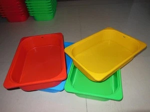 Children indoor plastic drawer cabinet for school and home