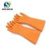 China factory sale 12KV 35KV safety electrical resistant gloves rubber insulating gloves
