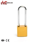 China Factory Square Safety Pad Lock Colored Aluminium Padlock