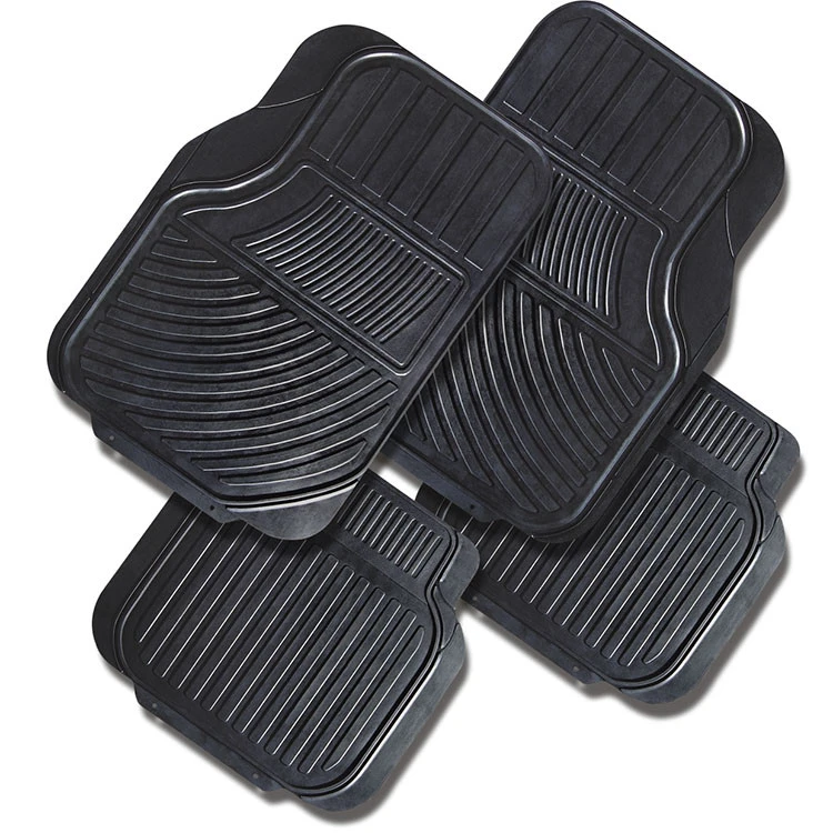 China factory wholesale new universal friendly anti slip full set rubber floor car mats with good quality popular design car mat