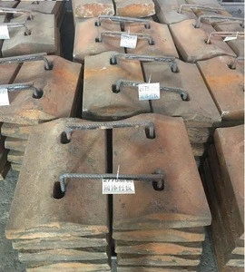 China made casting high manganese steel liner plates with low-wear used in lead zinc ore