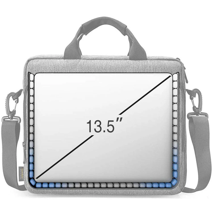 China Manufacturer Premium Fashion Business Travel Briefcase Laptop Bag Grey Laptop Bags Waterproof Laptop Bag