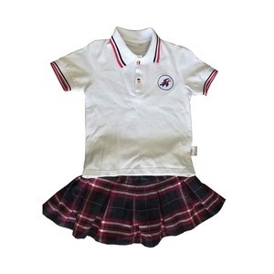 China Modern Kids School Uniform Polo Shirt
