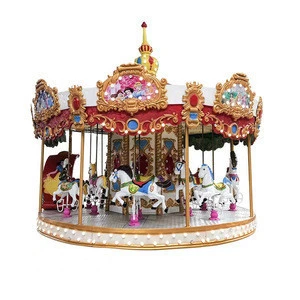 China most popular amusement park equipment electric ride carousel for sale