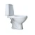 Import Chinese manufacturer promotion two piece dual flush ceramic toilet bowl from China