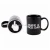 Import Chinese Suppliers selling Home &amp; Garden Drinkware Black Color Coffee Cup Ceramic Mug with Have a Nice Day Middle Finger Pattern from China