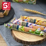 Chocolate triangle rice wheat sandwich biscuit stick with filling