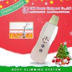 Christmas Promotion ABS Stainless ultrasonic skin scrubber for deep clean