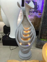 christmas restaurant indoor resin vase fountain decoration