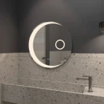 Circle Illuminated Bathroom Smart LED Mirror with Light Magnifying Mirror