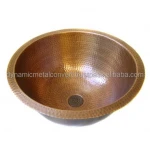 Circular Copper Bathroom Sinks Manufacturers