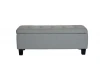 Classical design fabric upholstered Storage Bench