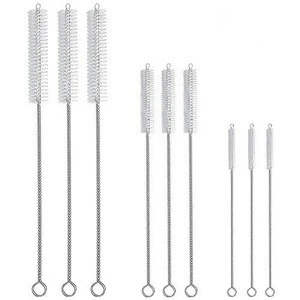Cleaning Brush for Multiple Size Straws (3-Size) Drinking Straw Cleaner Brush Kit