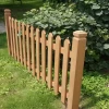 Co-extruded moistureproof non distorted wpc garden fence