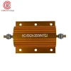 COB Technology Rx24 Golden shell variable Fixed Aluminum Housed Wirewound Resistor 50w 100w 200w 500w