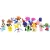 Import Collectible toys Japanese anime model poke mon 144pcs Pika chus miniatur cake decoration doll action figures from China