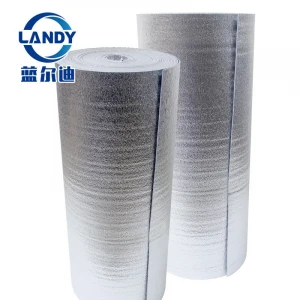 Colored epe foam alu foil insulation roll heat isolated core insulation box liner material,epe back adhesive insulation