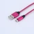 Import Colorful Micro USB Charging data Cable USB 2.0 A Male to Micro Nylon Braided Cords with Aluminum for Samsung Android cable from China