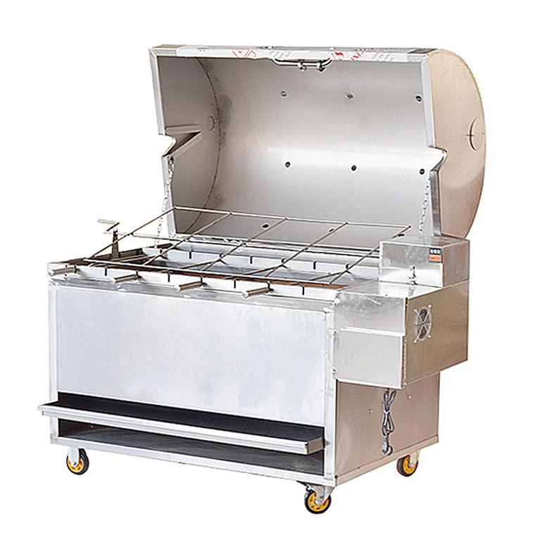 Commercial chicken grill machine  rotisserie large charcoal BBQ grill machine