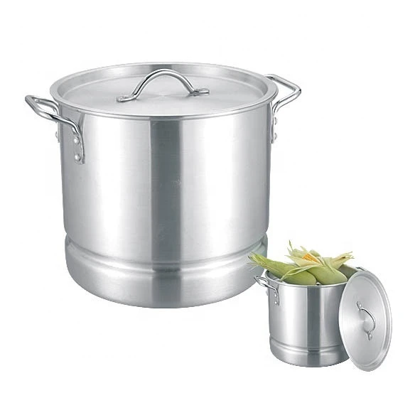 Commercial Cookware Set  Aluminum Cooking Stockpot With Steamer