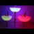 Import Commercial furniture general use rgb color led light bar table portable led outdoor bar table from China