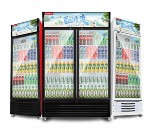 commercial Supermarket shop refrigerated display showcase cooler cabinet commercial showcase
