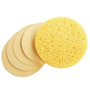 compressed natural facial cellulose sponge for cleaning