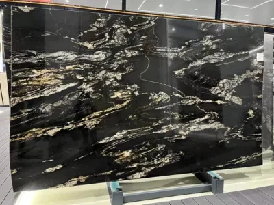 Cosmic Black Titanium Mc Granite Titanium Gold Quartzite