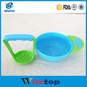 Creative Baby Food Grinding Bowl Practical PP Food Mill for Making Baby Food