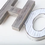 Creative home decorative crafts decoration customized gift rural old letters HOME Craft decoration customizable