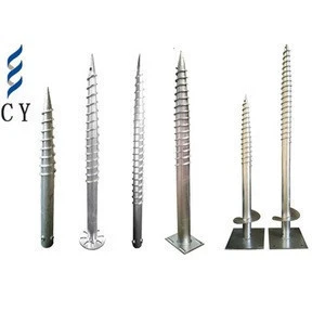credible manufacturer galvanized ground screw anchor for foundation