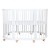 Import Crib solid wood baby beech bed multifunctional stitching bed with wheels Nordic bed from China