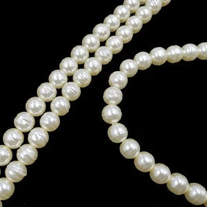Crystal Creamrose Pearl Color Baroque Pearls Loose Baroque Pearls For Bracelet